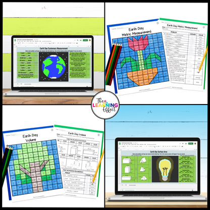 Holiday Math Color by Number and Pixel Art BUNDLE | Print and Digital Activities