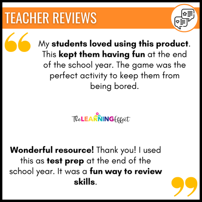 3rd Grade Math Spiral Review #1-3 Game Shows BUNDLE | End of Year Test Prep Activities