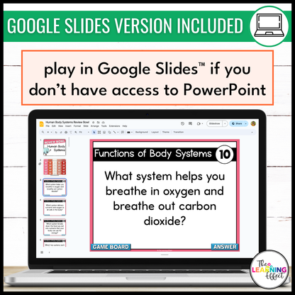 Human Body Systems Game Show | Science Review Test Prep Activity