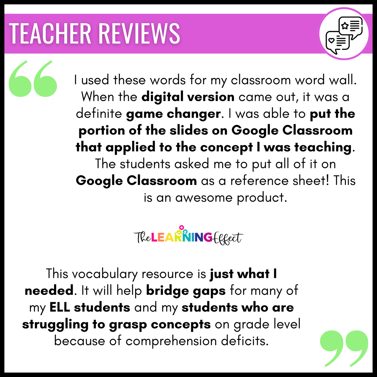 5th Grade Math Word Wall | Printable Vocabulary Cards and Digital Google Slides