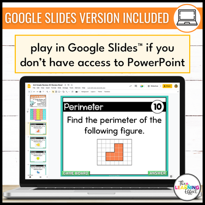 3rd Grade Math Spiral Review #3 Game Show | End of Year Test Prep Activity