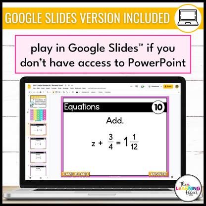 6th Grade Math Spiral Review #1-3 Game Shows BUNDLE | End of Year Test Prep Activities