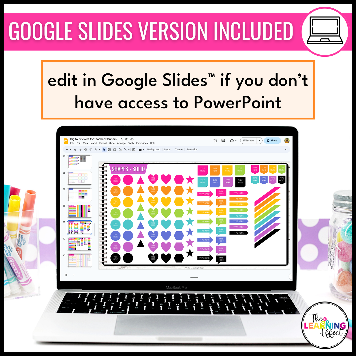 Digital Planner Stickers for Teachers