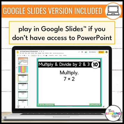 3rd Grade Math Spiral Review #2 Game Show | End of Year Test Prep Activity