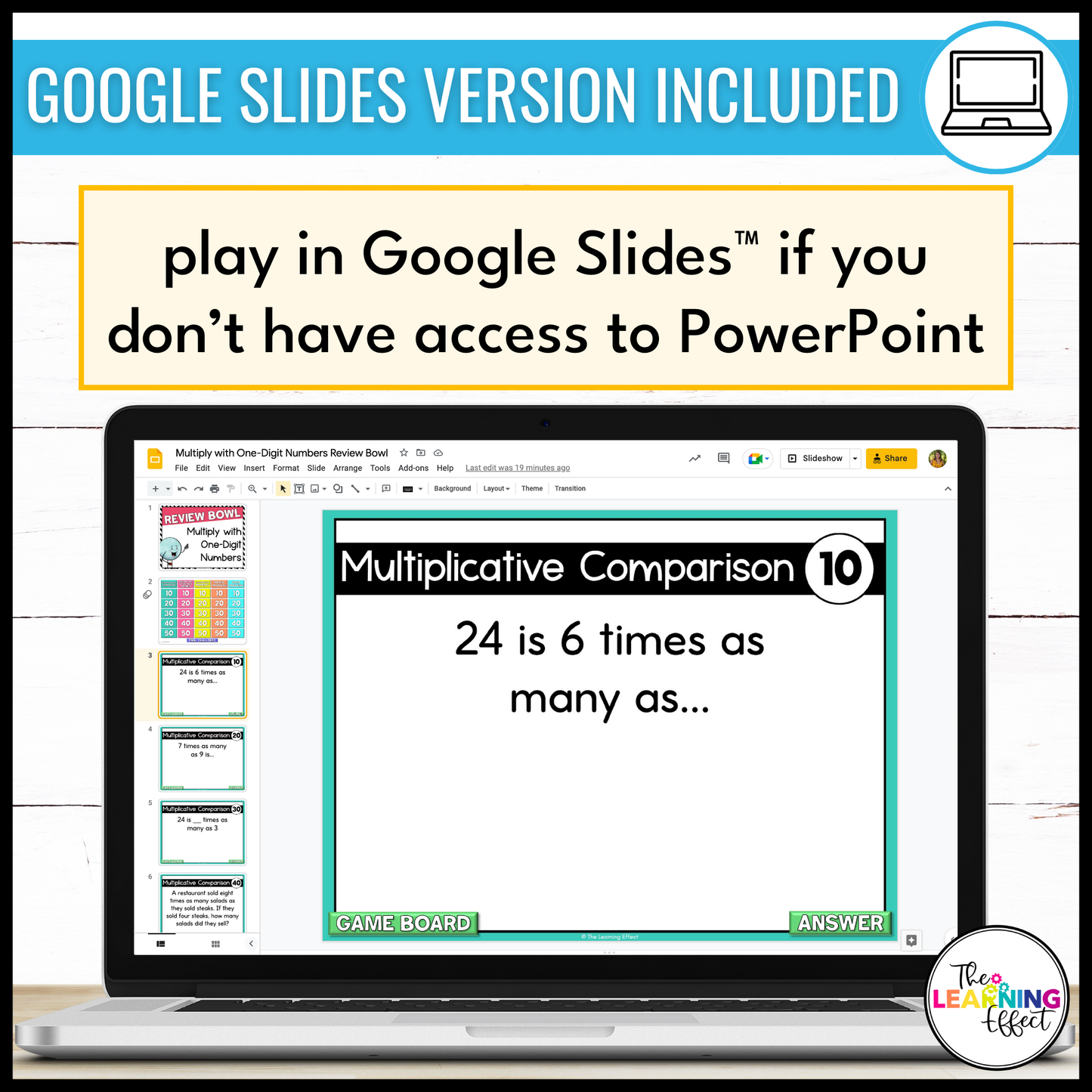 Multiply with One-Digit Numbers Game Show | 4th Grade Multiplication Activity