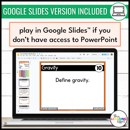 Force and Motion Game Show | Science Review Test Prep Activity