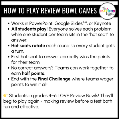 3rd Grade Math Spiral Review #2 Game Show | End of Year Test Prep Activity