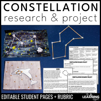 Stars and Constellation Research and Creative Project | Science Activity