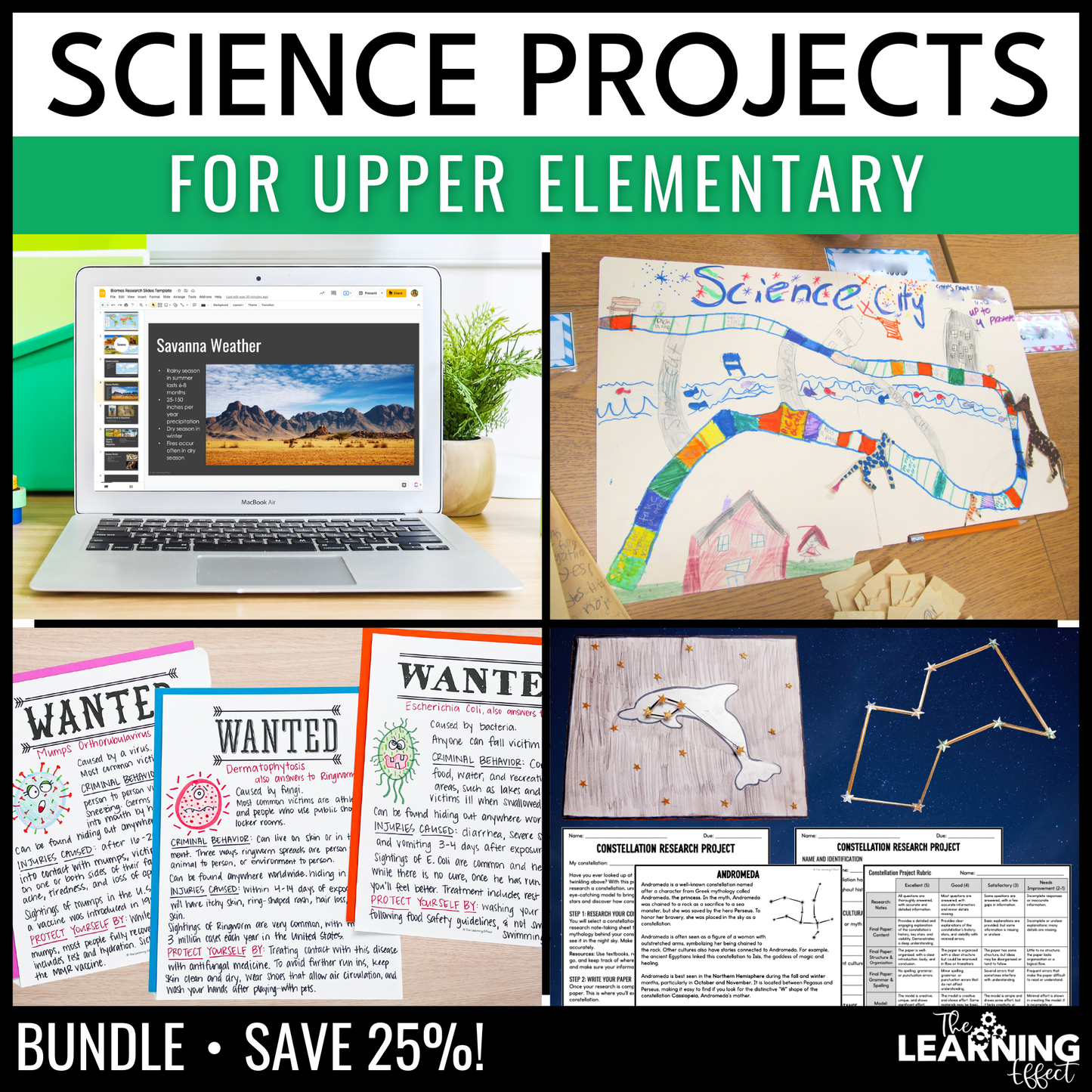 Science Projects for Upper Elementary | Research Activities for 4th, 5th, 6th Grade