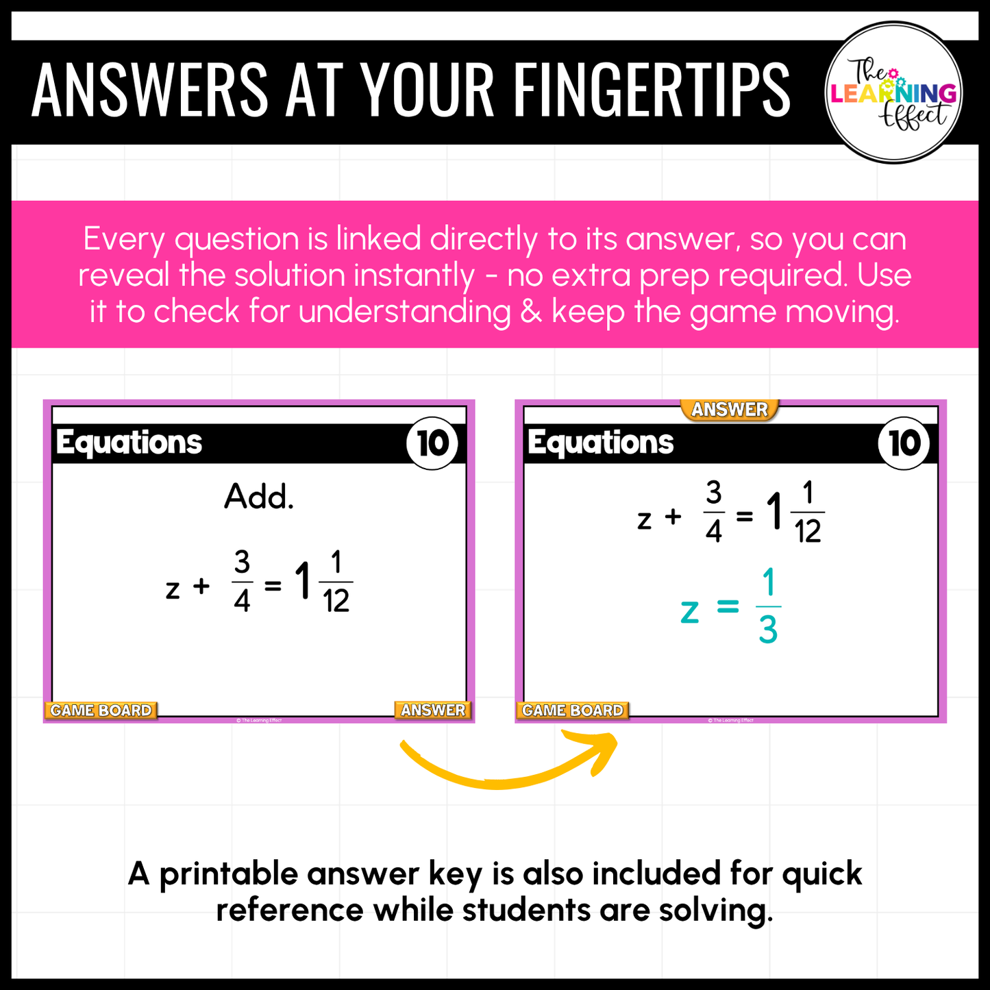 6th Grade Math Spiral Review #2 Game Show | End of Year Test Prep Activity