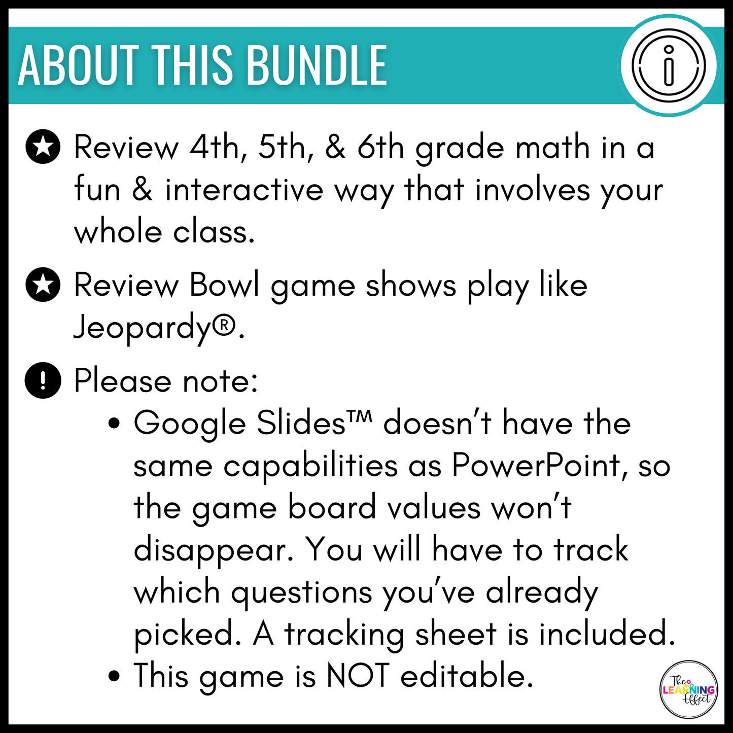 Math Game Show Test Prep BUNDLE | Upper Elementary All Standards Review Activities