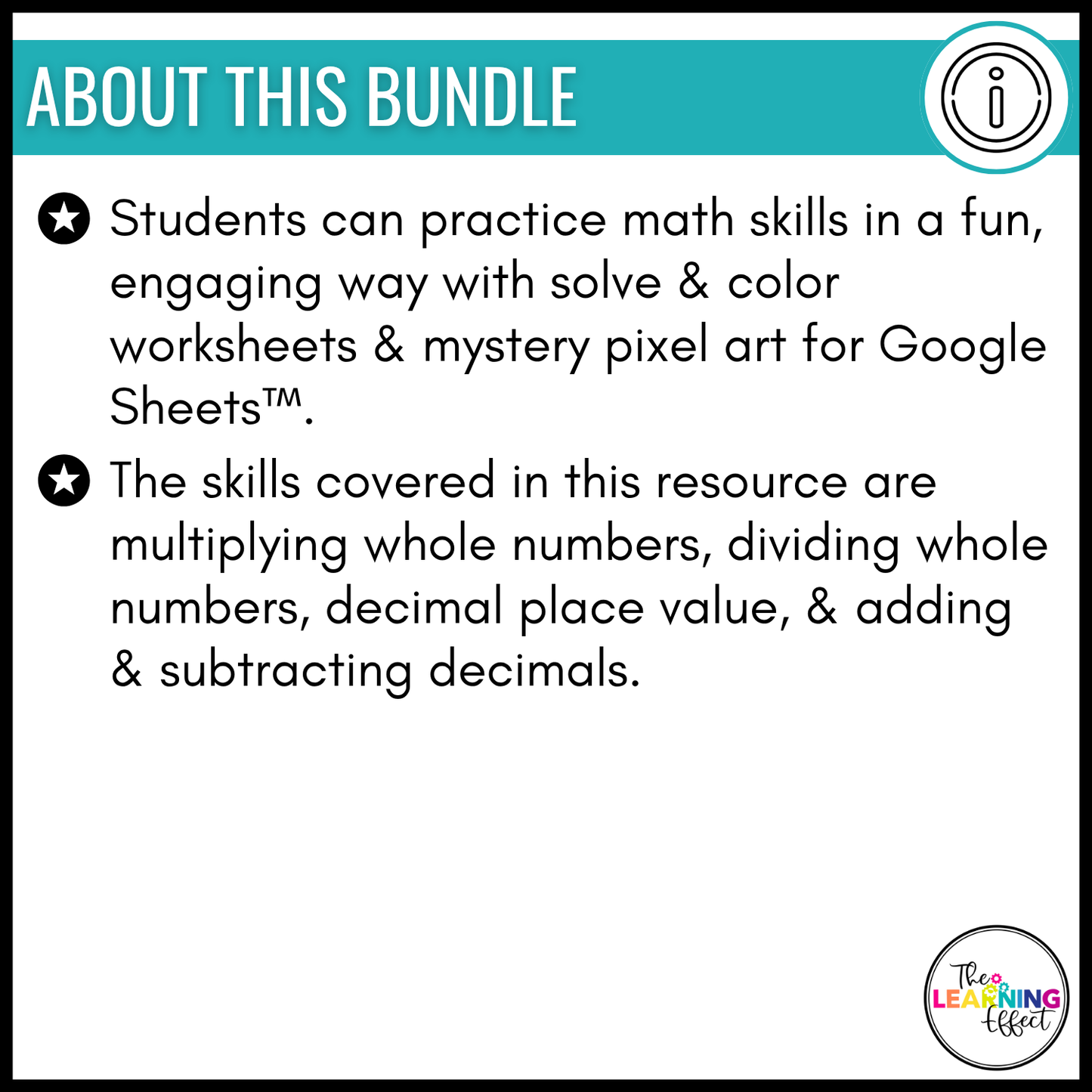 Halloween Math Activities Color by Number and Pixel Art BUNDLE