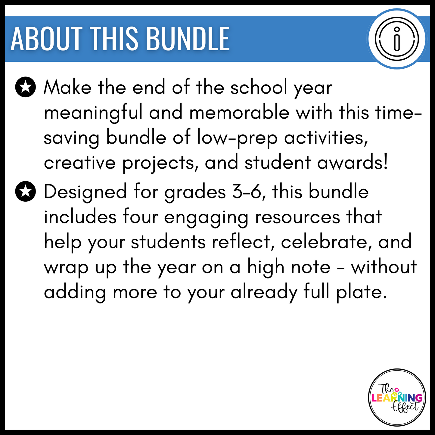 End of the Year Resources BUNDLE | Activities, Projects, Awards