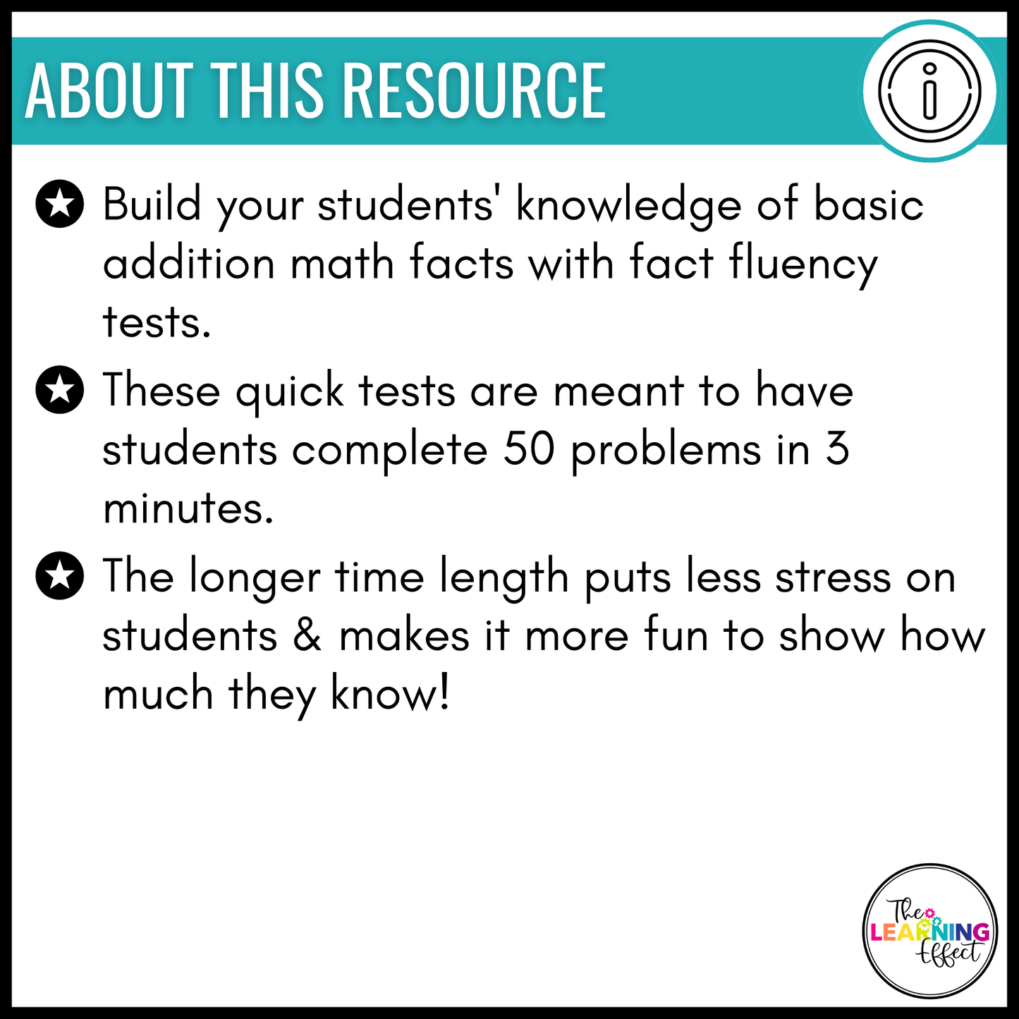 Addition Timed Tests | Math Fact Fluency Practice Worksheets and Tracker