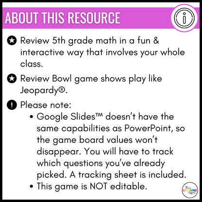 2D Shapes Geometry Game Show | 5th Grade Math Test Prep Activity