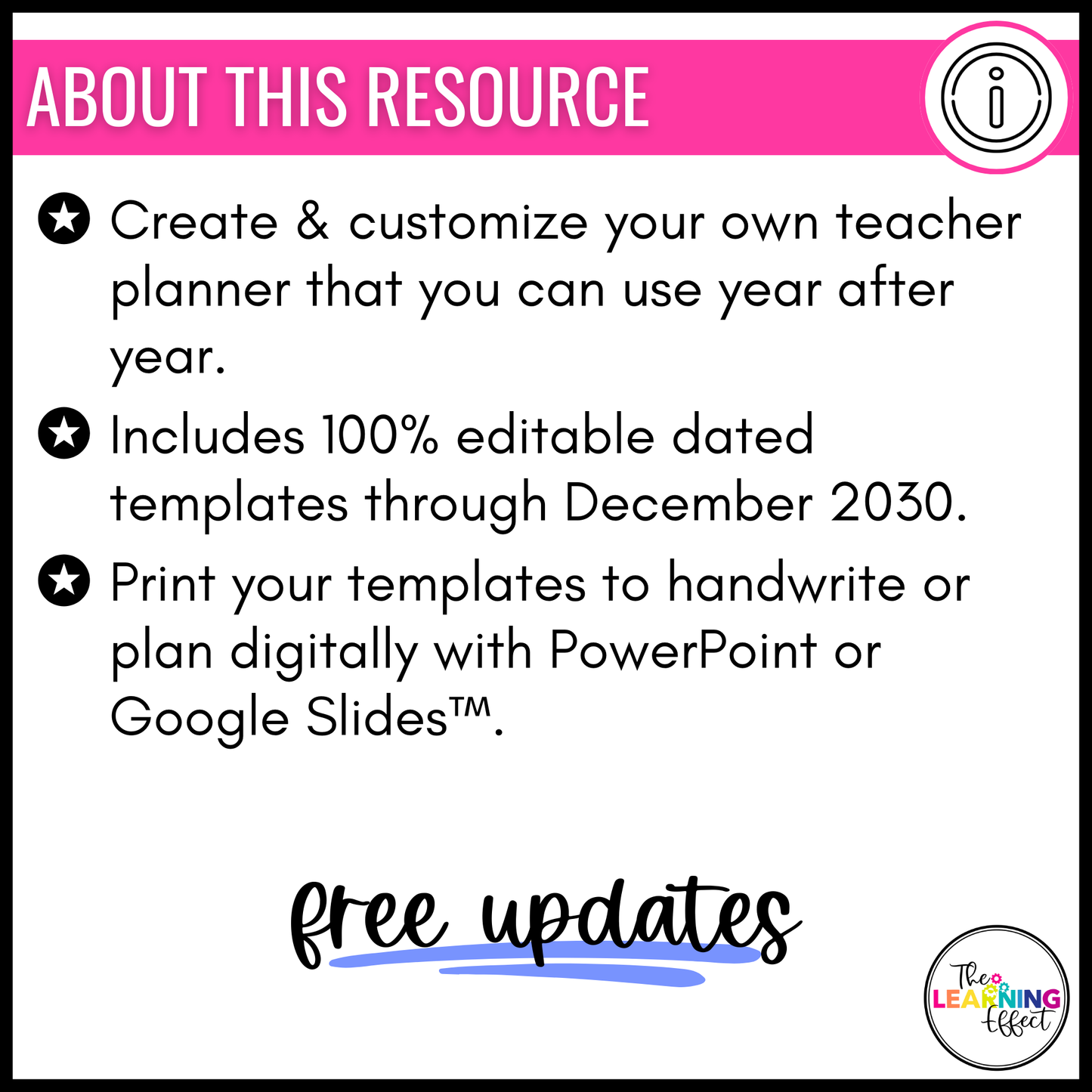 Editable Weekly Lesson Plan Templates 2026 | Teacher Planner Pages and Forms