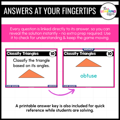 2D Shapes Geometry Game Show | 5th Grade Math Test Prep Activity