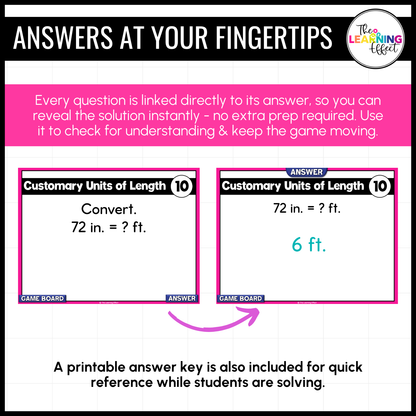 Measurement & Data Game Show | 5th Grade Math Review Test Prep Activity | FREE