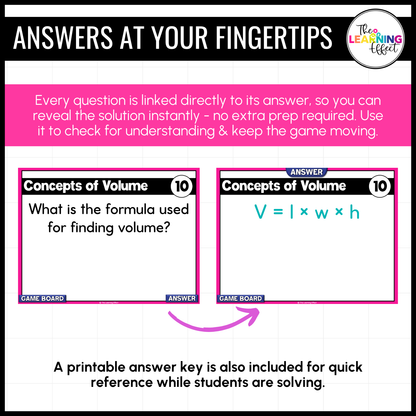 Volume Game Show | 5th Grade Math Review Test Prep Activity