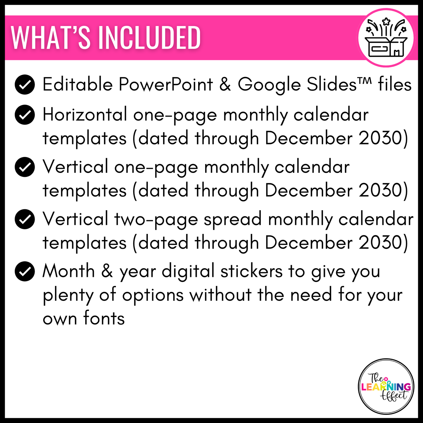 Editable Monthly Calendar Templates 2026 - 2030 | Printable and Digital