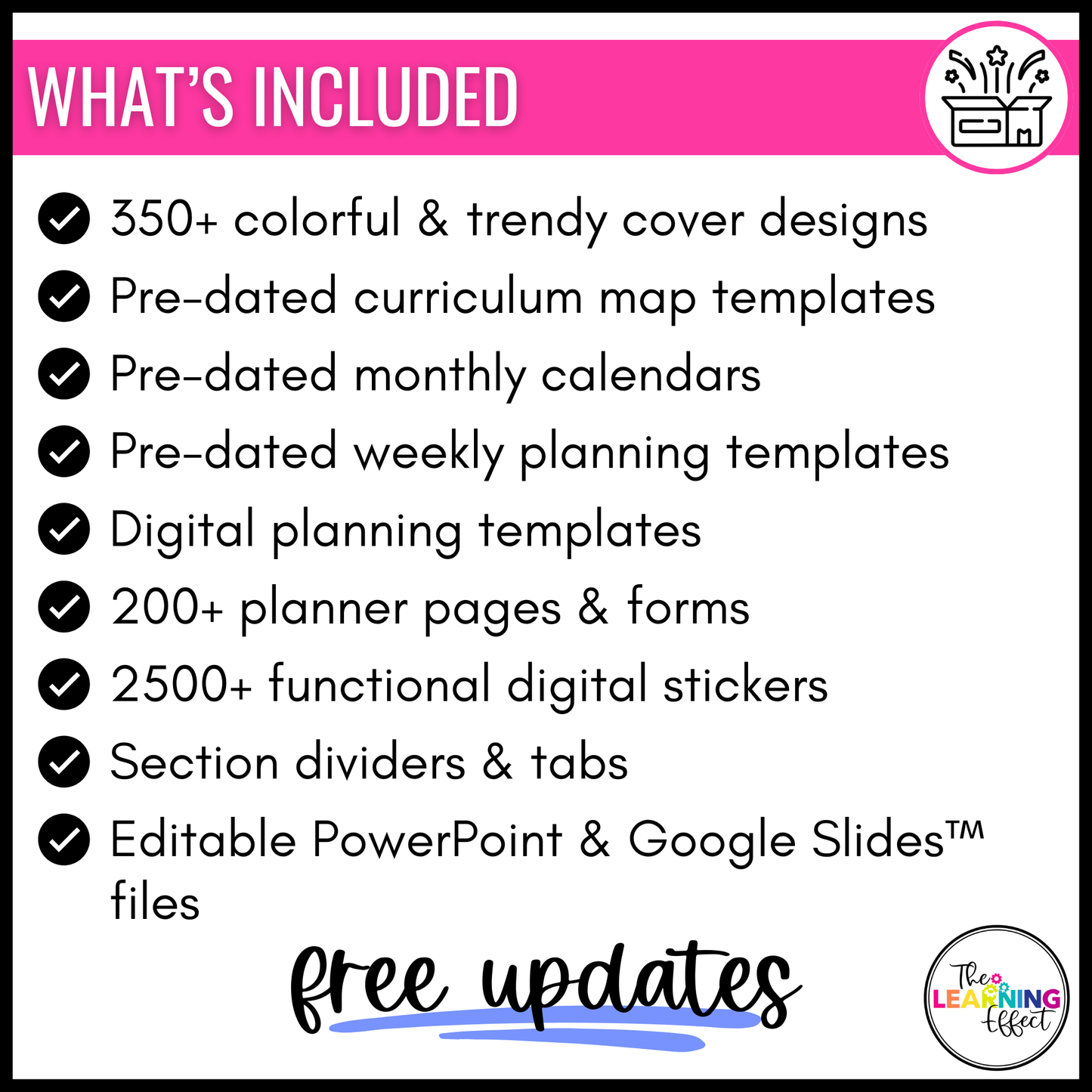 Editable Teacher Lesson Planner Binder 2026 Printable and Digital BUNDLE