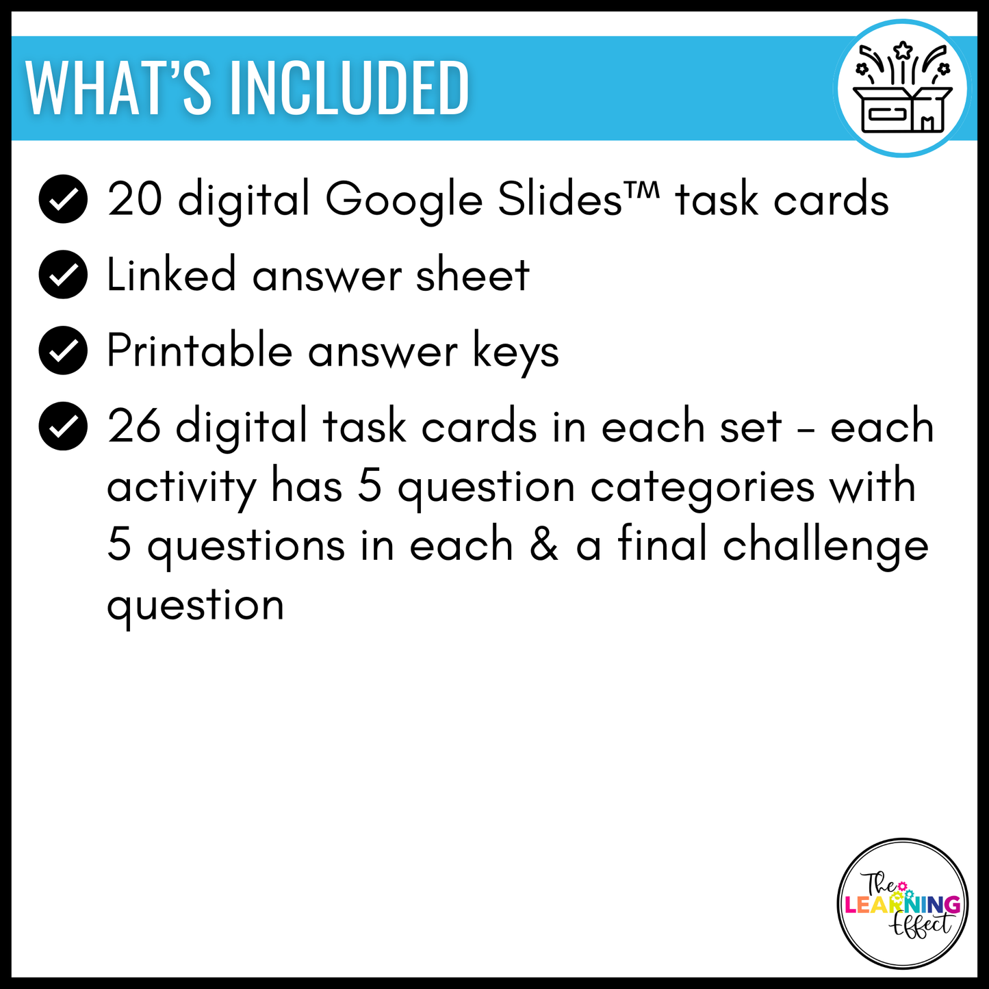 4th Grade Math Google Slides BUNDLE | All Standards Digital Task Cards Activities