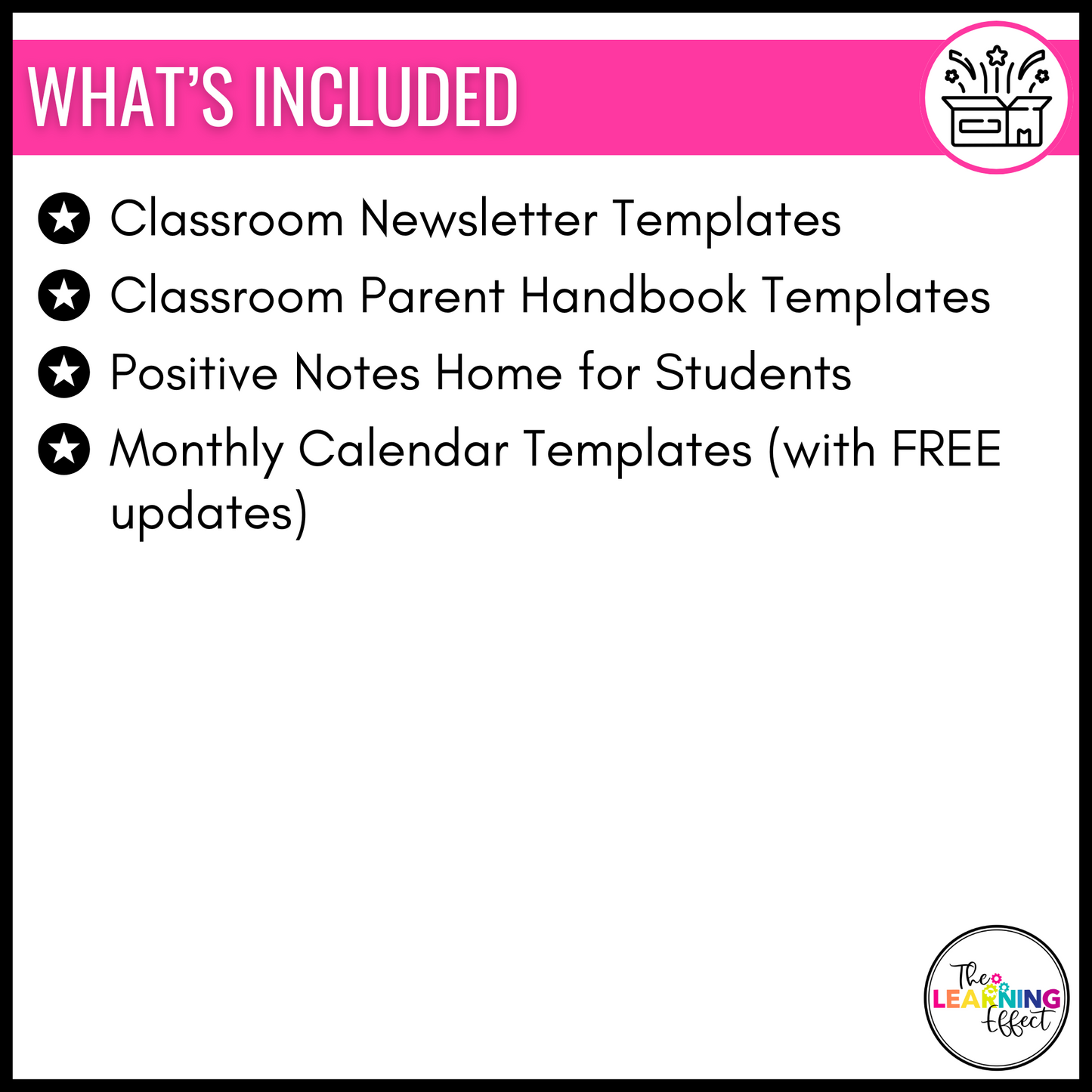 Parent & Home Communication BUNDLE | Newsletter, Handbook, Positive Notes, Calendar