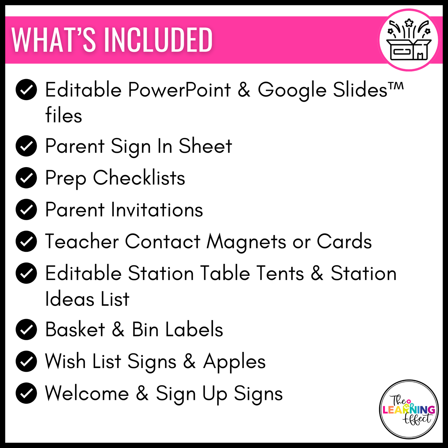 Meet the Teacher | Open House | Back to School Night Stations Templates | Editable