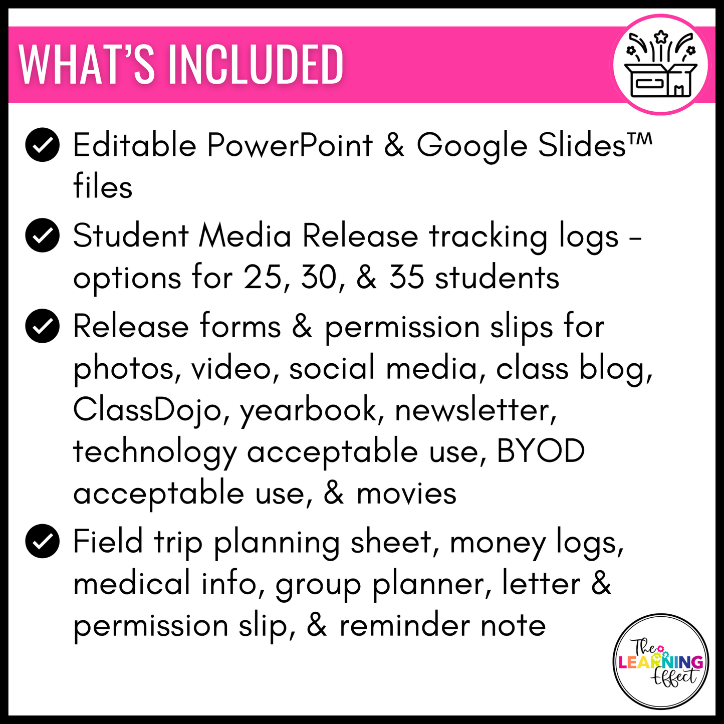 Student Release Forms | Field Trip Permission Slips | Back to School | Editable