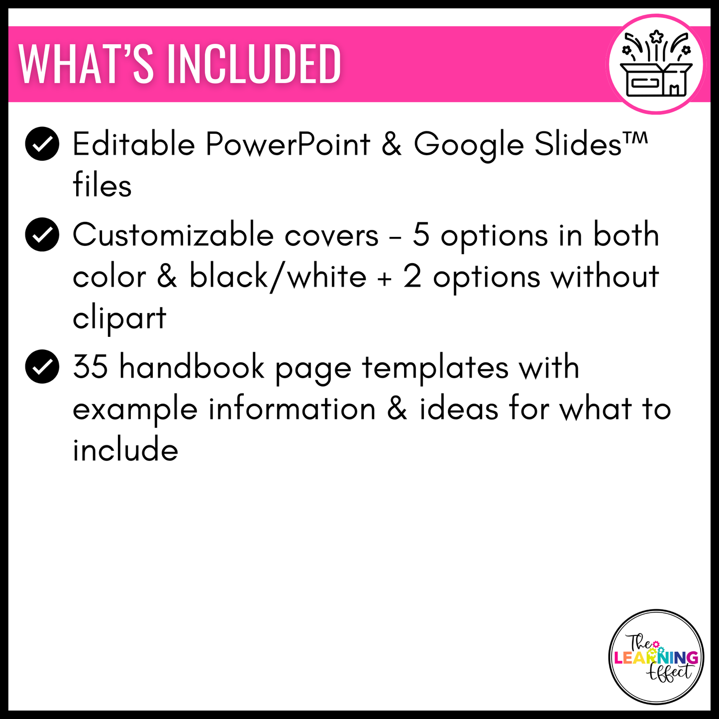 Editable Classroom Parent Handbook Templates | Back to School Rules and Procedures