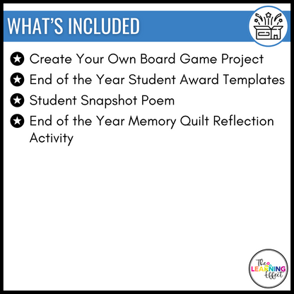 End of the Year Resources BUNDLE | Activities, Projects, Awards