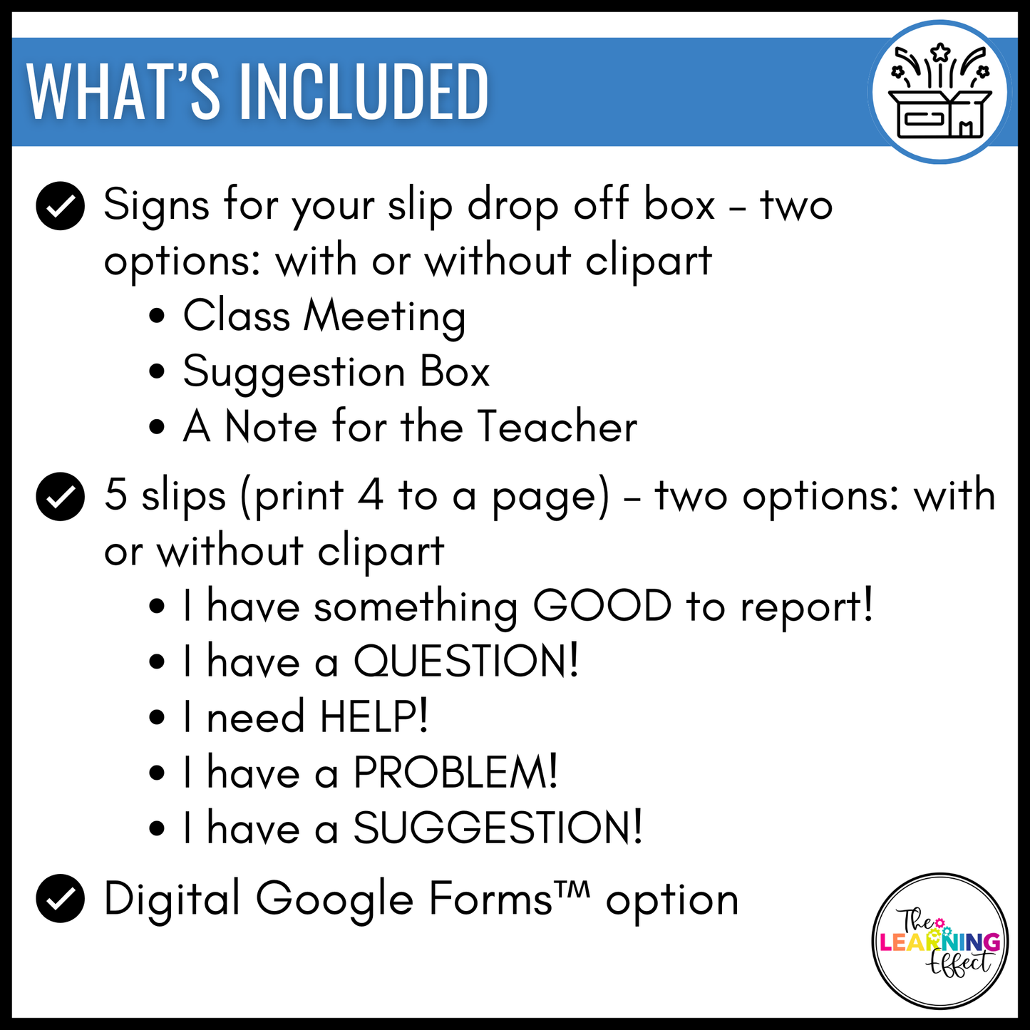 Class Meeting Slips for Behavior and Classroom Management | Community Building