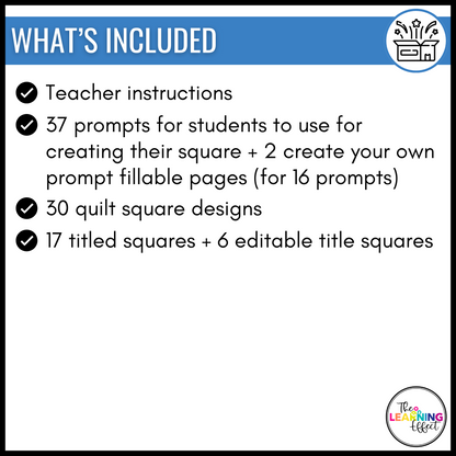 End of the Year Memory Quilt Reflection Activity | Bulletin Board Project