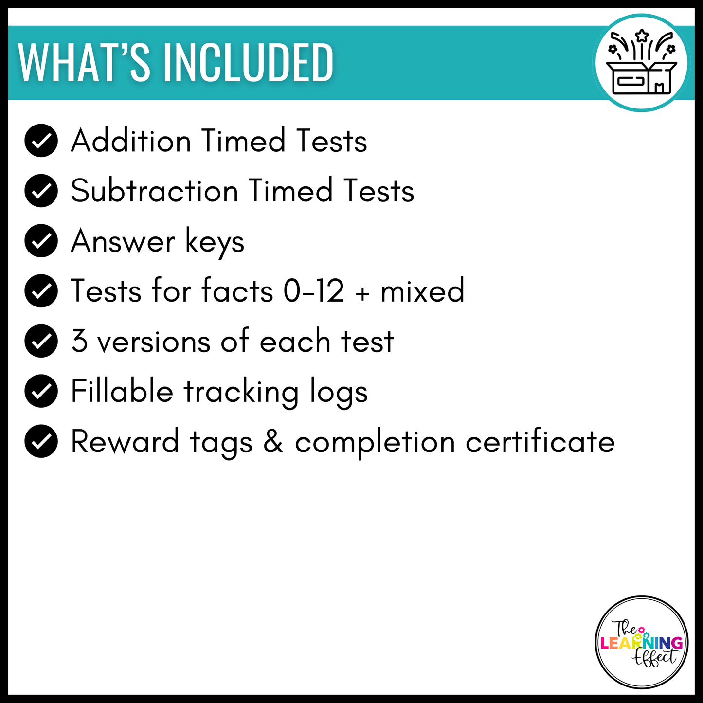 Math Fact Fluency Addition and Subtraction Timed Tests BUNDLE | Practice Worksheets