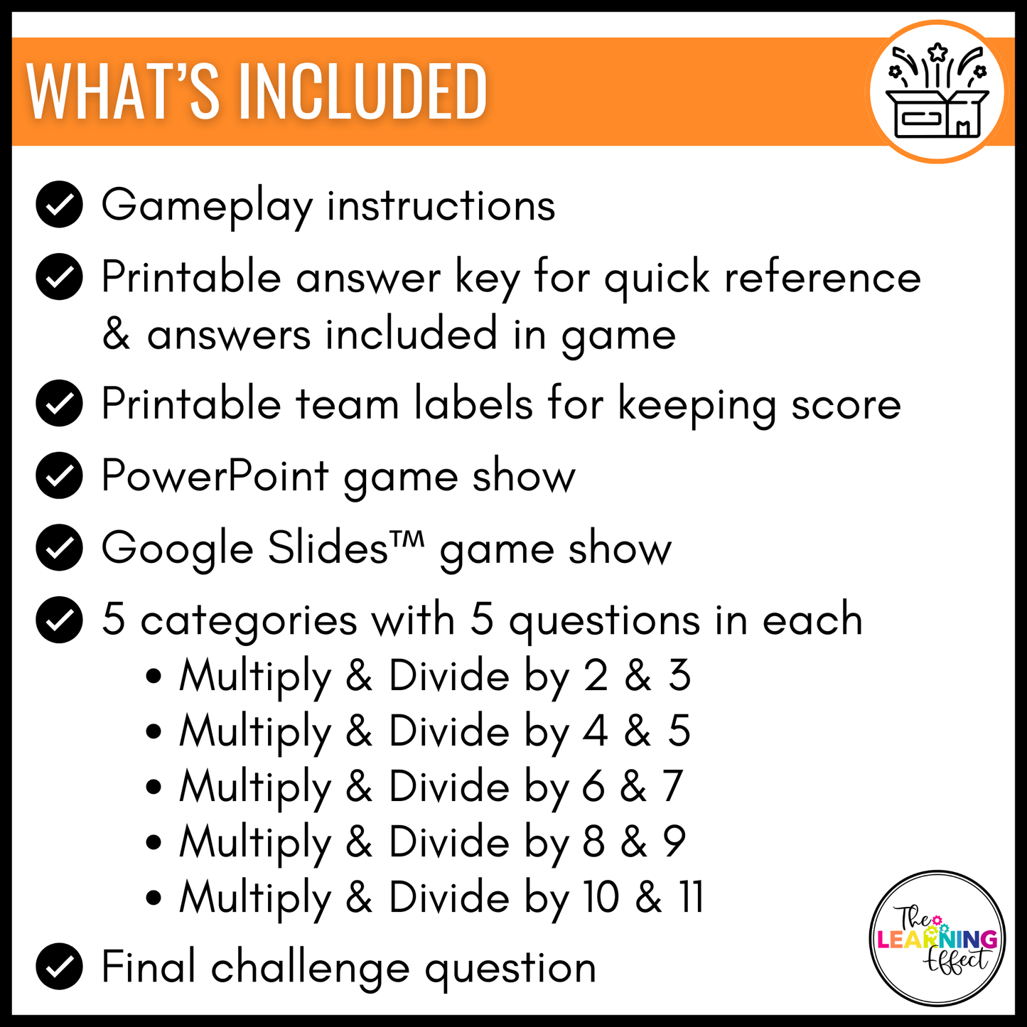 3rd Grade Math Spiral Review #2 Game Show | End of Year Test Prep Activity