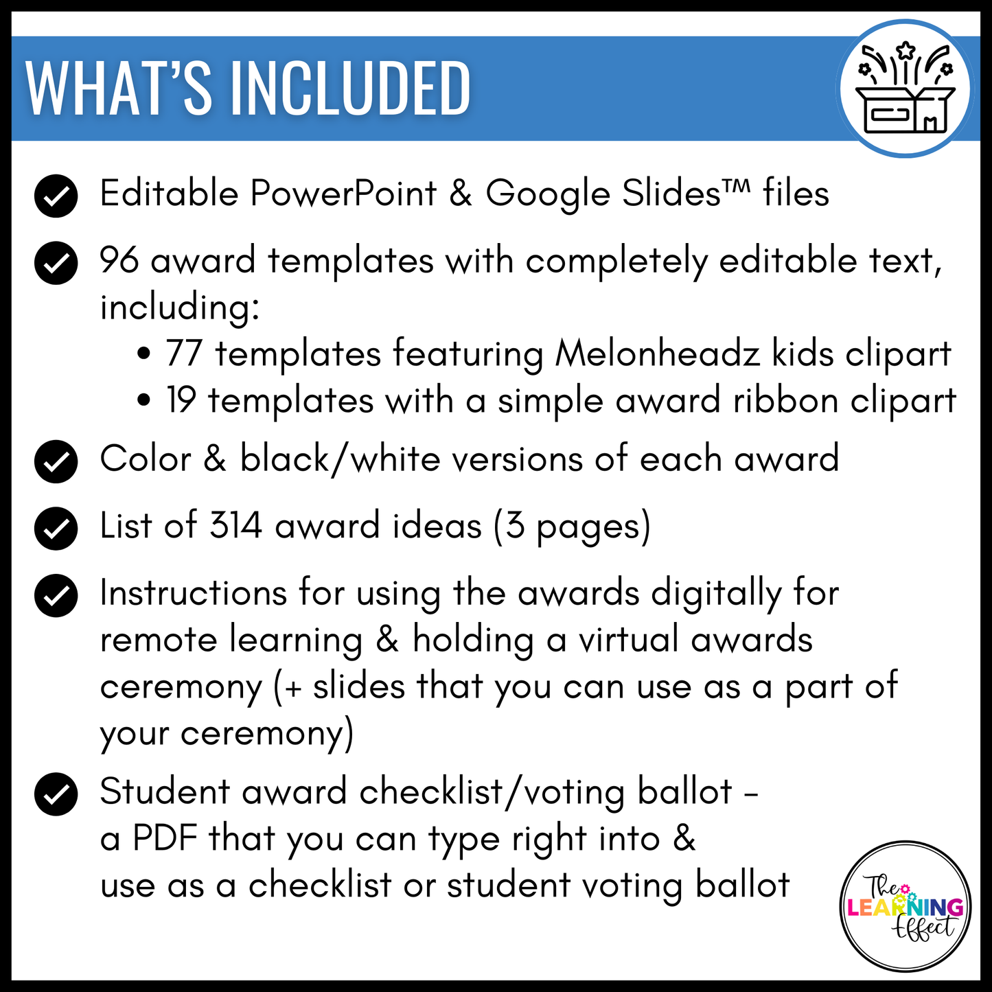 End of the Year Student Awards | Editable Certificate Templates