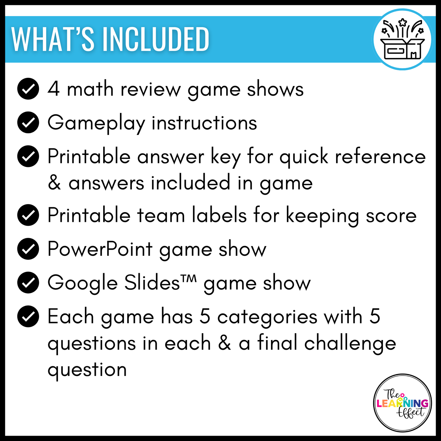 4th Grade Math Geometry and Measurement Game Shows BUNDLE | Test Prep Review Activities