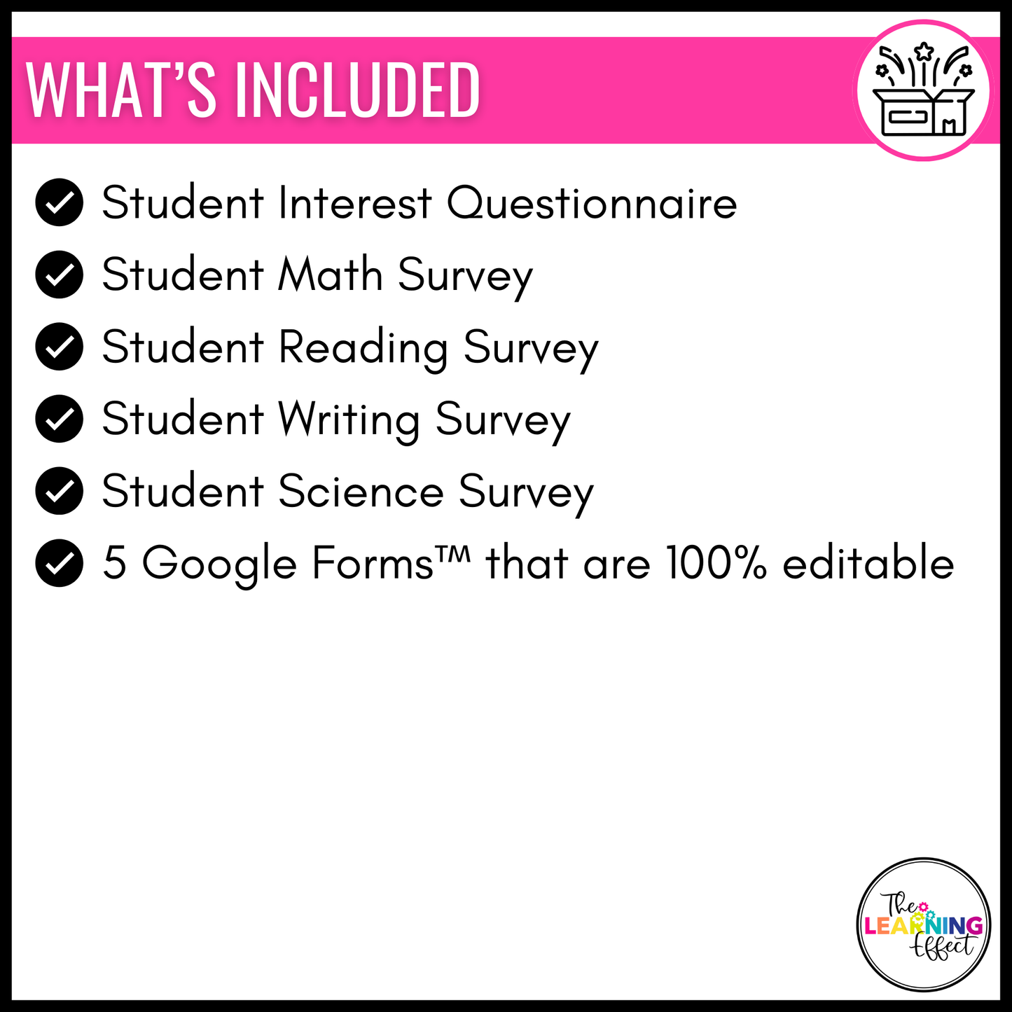 Student Interest Surveys and Questionnaires | All About Me Activity for Back to School