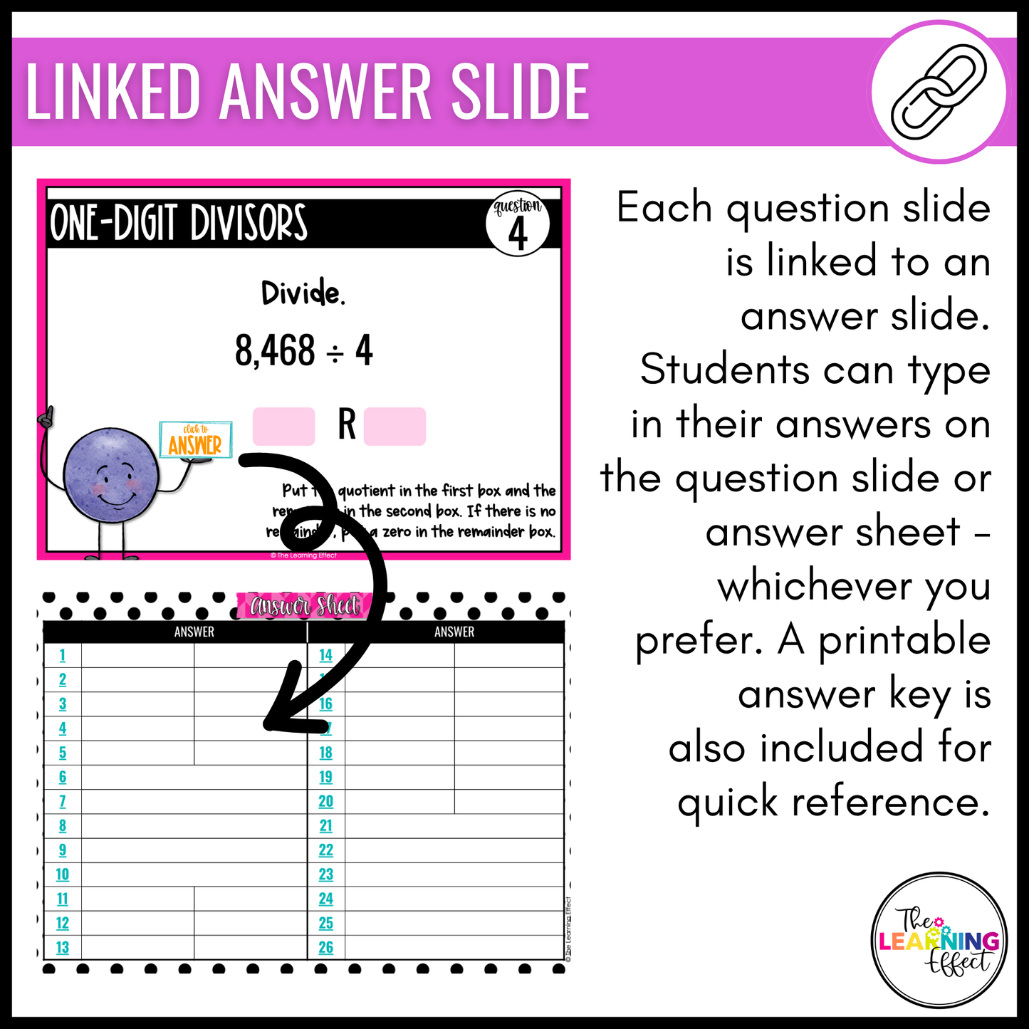 Divide by Whole Numbers Google Slides | 5th Grade Digital Task Cards Activity | FREE