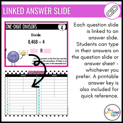 Divide by Whole Numbers Google Slides | 5th Grade Digital Task Cards Activity | FREE
