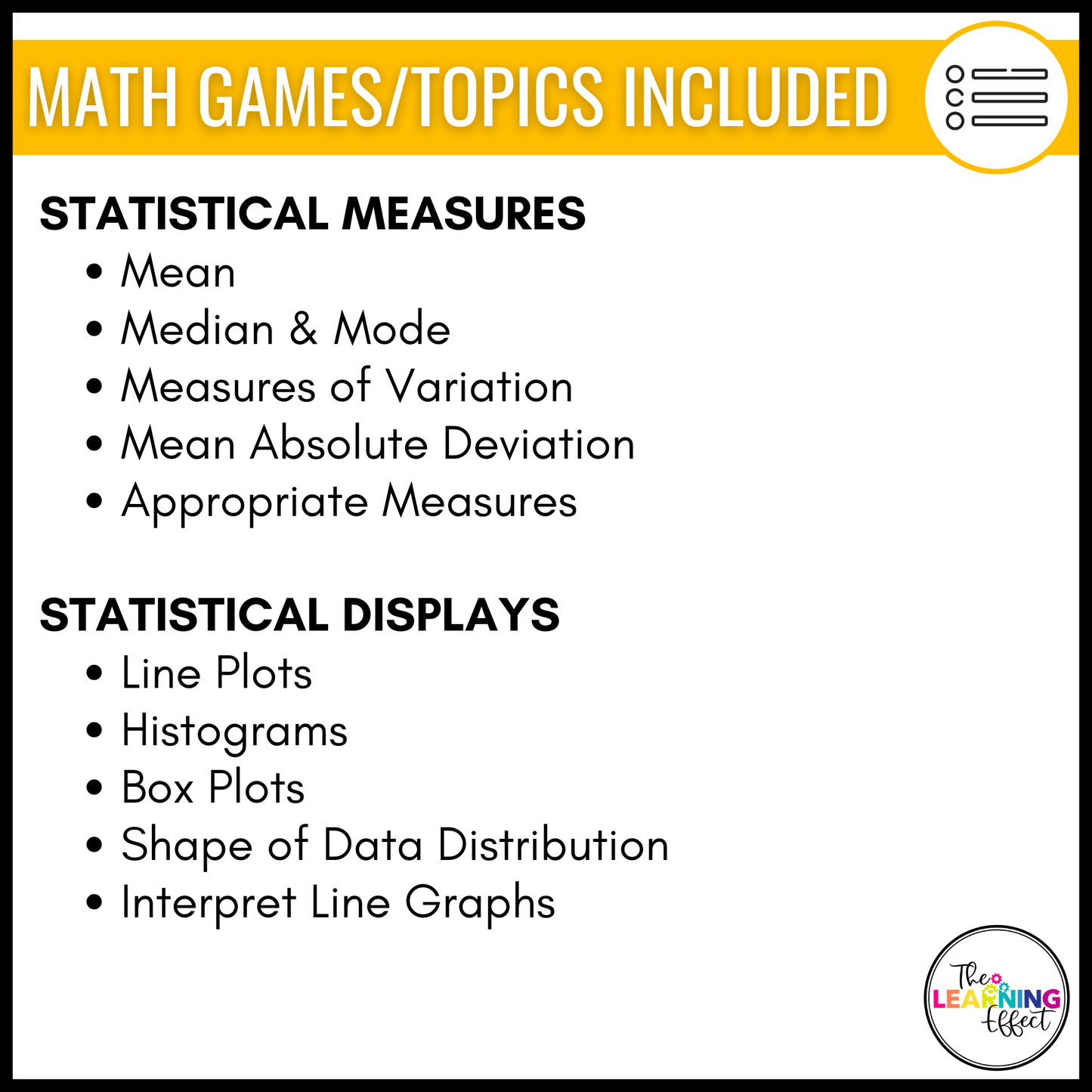 6th Grade Math Data and Statistics Game Shows BUNDLE | Test Prep Review Activities