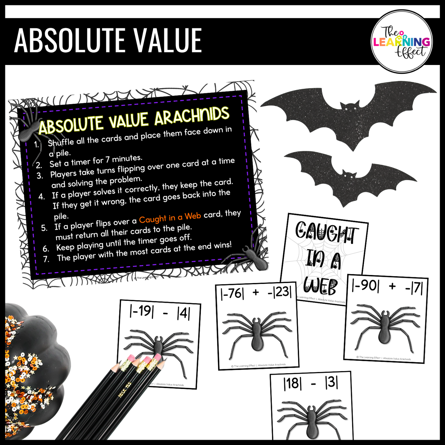 Halloween Math Centers Activities Games 6th Grade | Decimals, Fractions