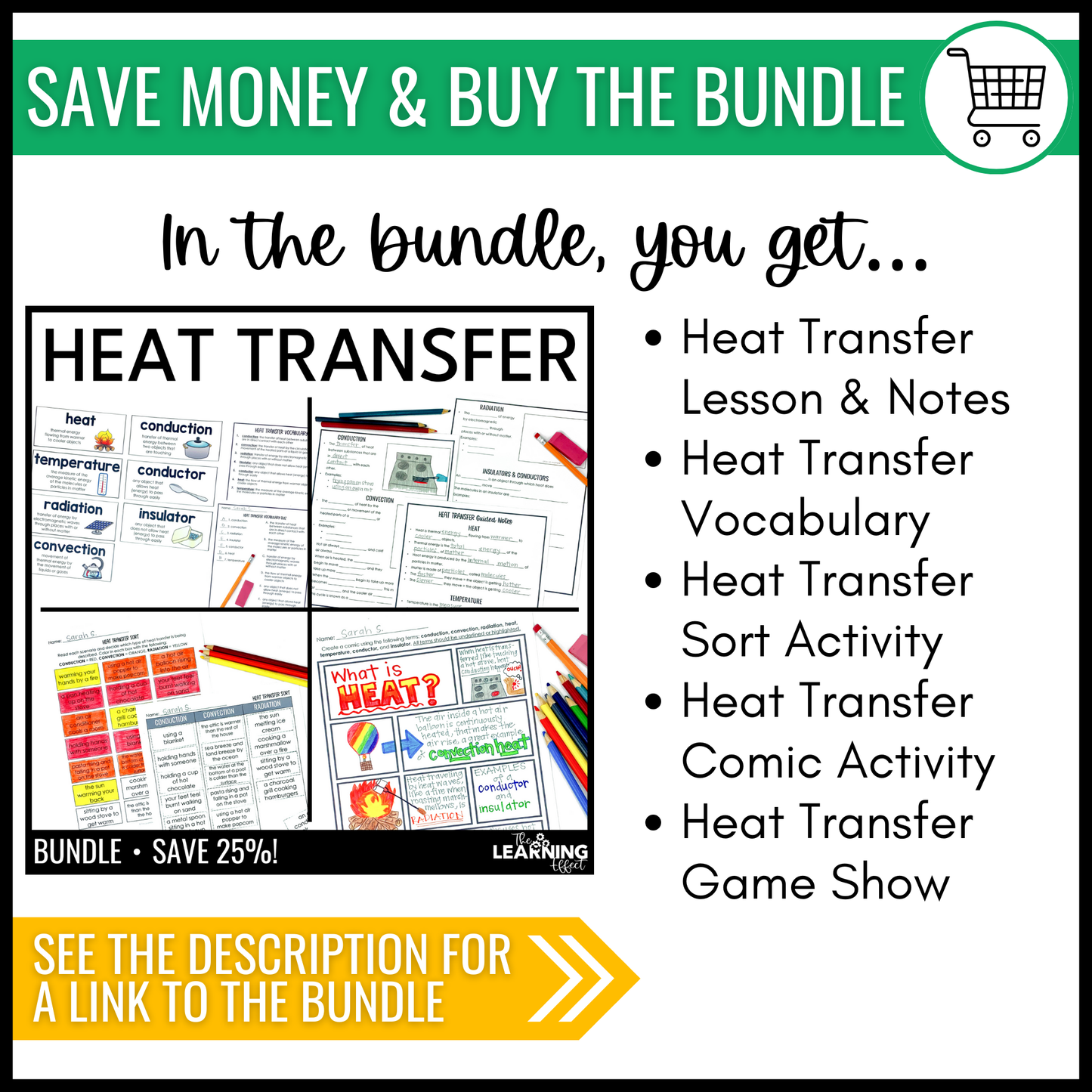 Heat Transfer Sort Activity | Print & Digital | Conduction Convection Radiation