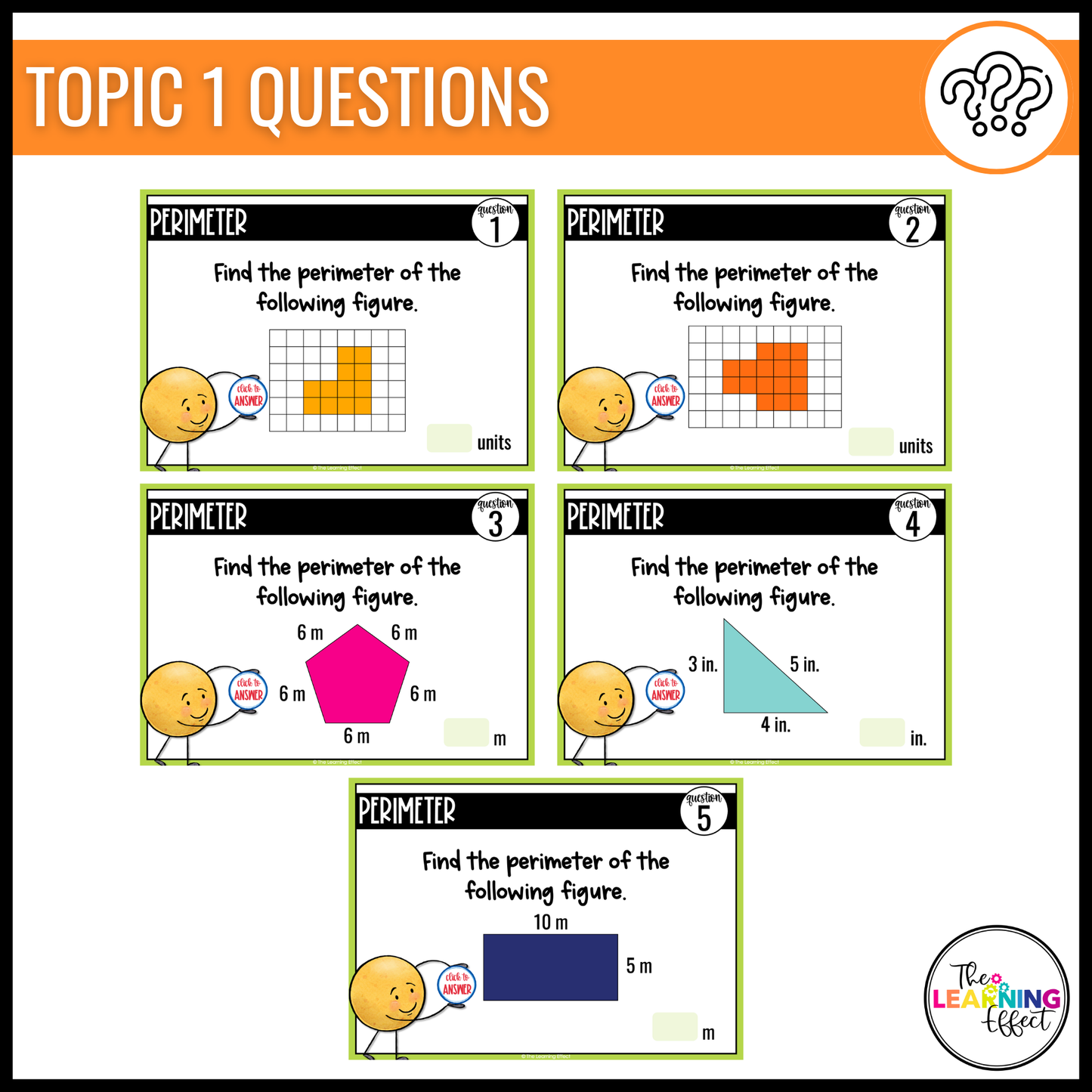 3rd Grade Math Spiral Review #3 Google Slides | Digital Task Cards Test Prep Activity