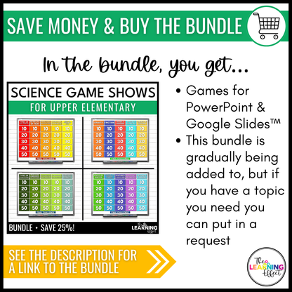 Matter Game Show | Science Review Test Prep Activity