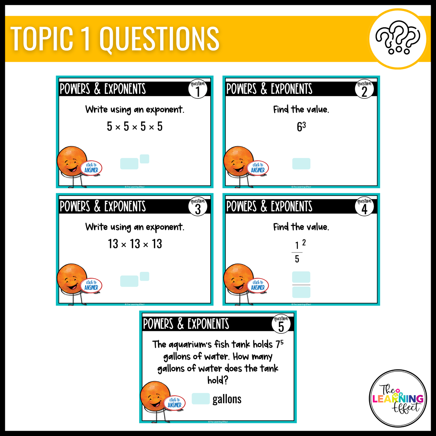 Expressions Google Slides | 6th Grade Math Digital Task Cards Activity