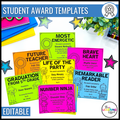 End of the Year Resources BUNDLE | Activities, Projects, Awards