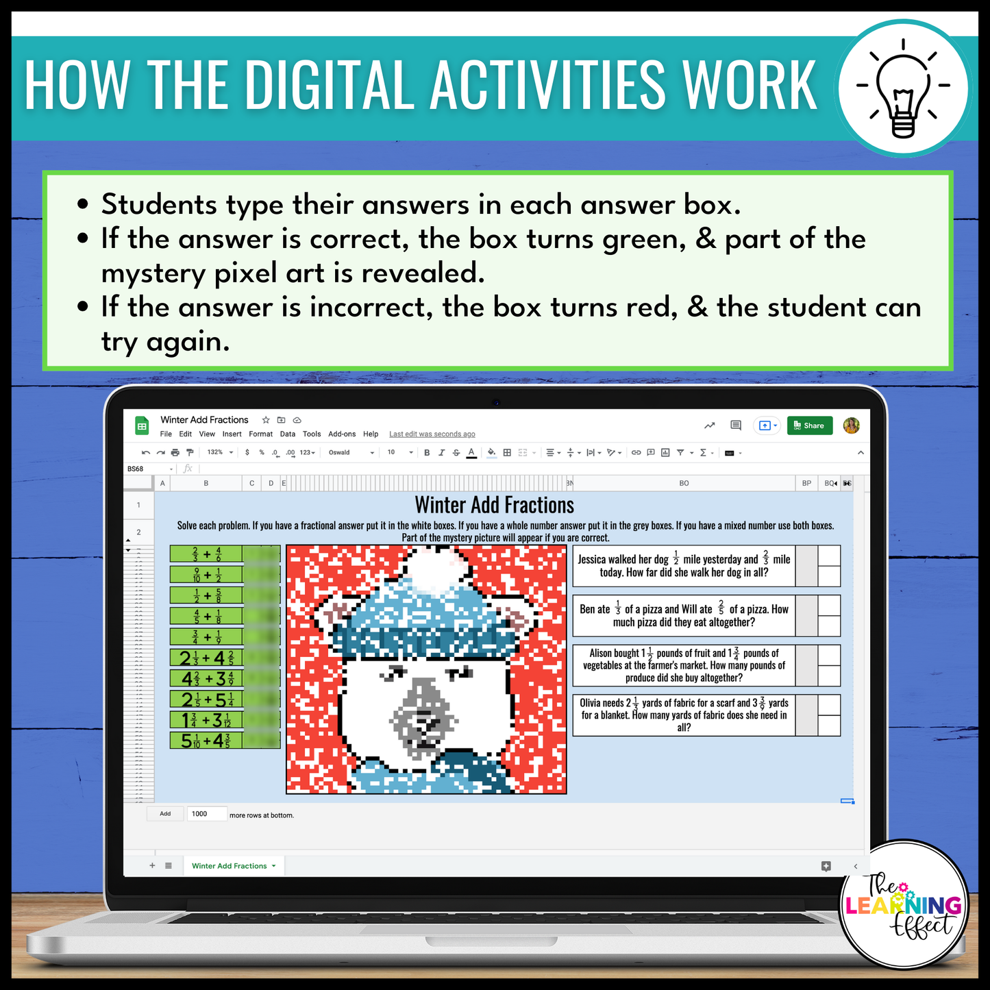 Holiday Math Color by Number and Pixel Art BUNDLE | Print and Digital Activities