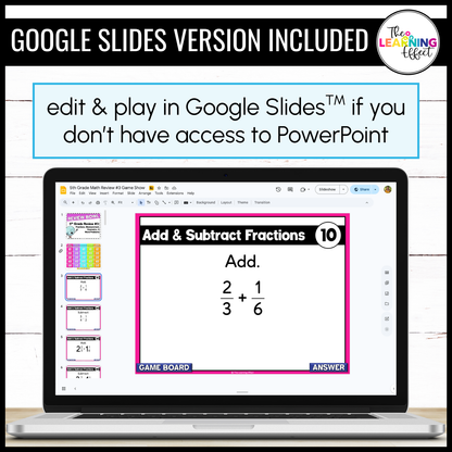5th Grade Math Spiral Review #1-3 Game Shows BUNDLE | End of Year Test Prep Activities
