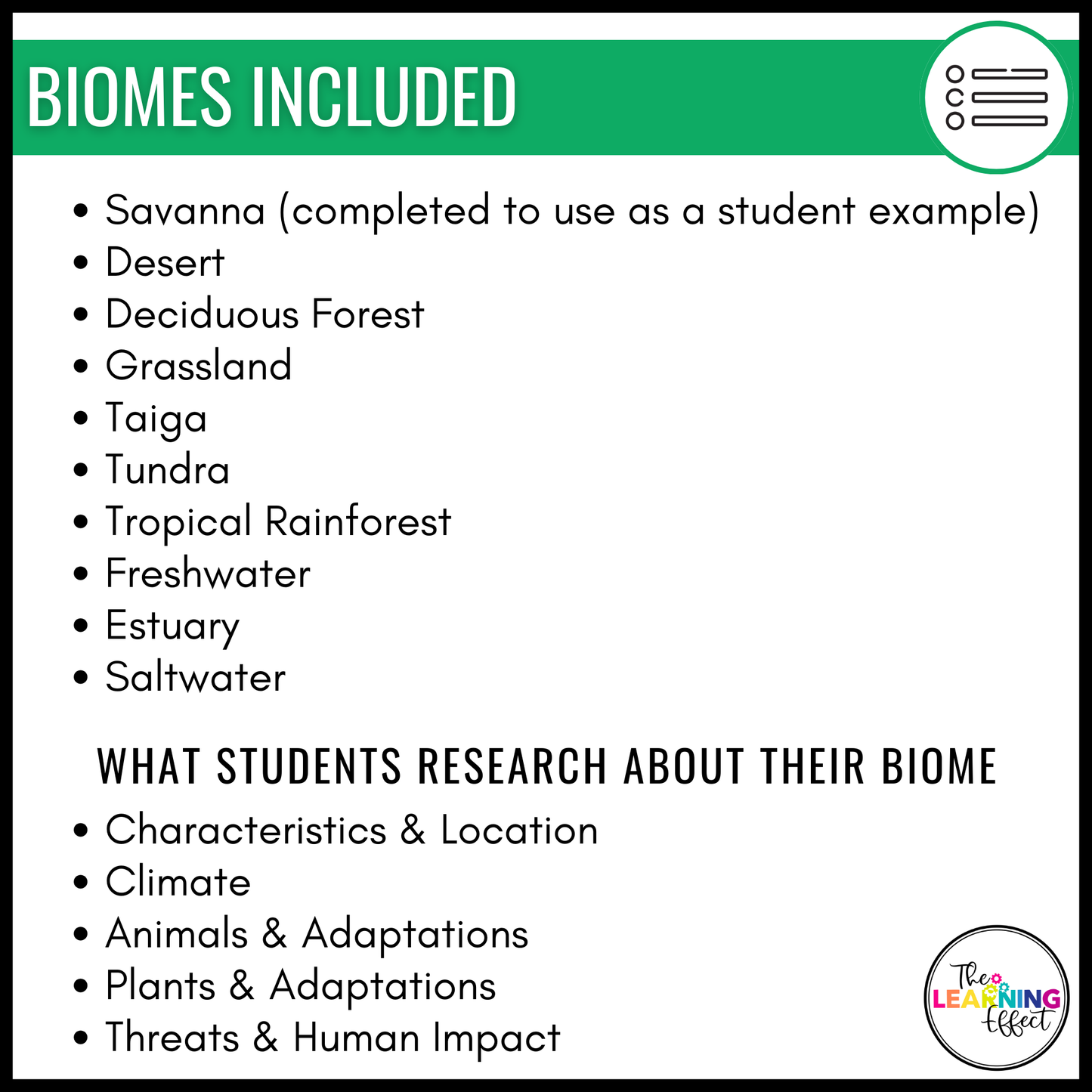 Biome Ecosystem Research Project for Google Slides | Science Activity